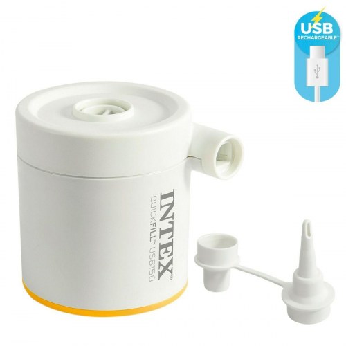 Intex luftmadras 137 × 191 × 22 cm - 3 stk. - blå