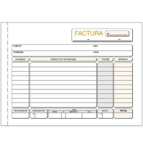 Faktura-kontrolbog 21 x 15 cm (10 enheder)