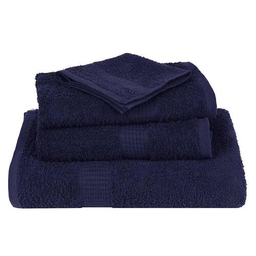 Håndklæder 10 stk. 30x30 cm 360 g/m2 100 % bomuld marineblå