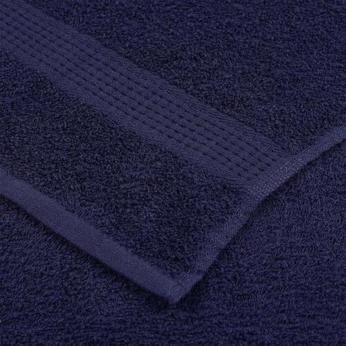 Håndklæder 10 stk. 30x30 cm 360 g/m2 100 % bomuld marineblå
