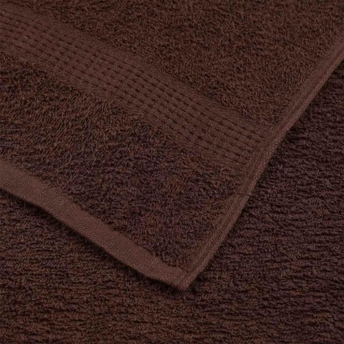 Badehåndklæder 2 stk. 100x150cm 360g/m2 100% bomuld brun