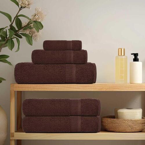 Badehåndklæder 10stk. 100x150cm 360g/m2 100% bomuld brun