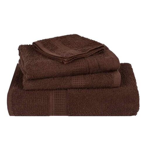 Badehåndklæder 10stk. 100x150cm 360g/m2 100% bomuld brun