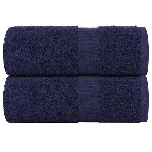 Håndklæder 2 stk. 30x30 cm 360 g/m2 100 % bomuld marineblå