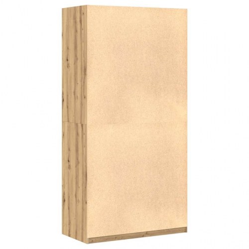 Klædeskab 100 x 50 x 200 cm - egetræslook