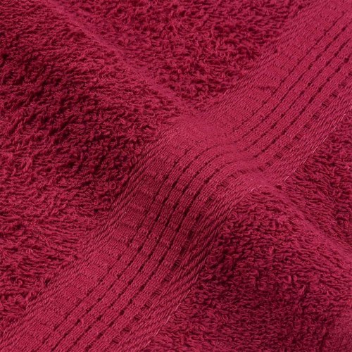 Badehåndklæder FROGN - 2 stk. bordeaux 100×150 cm, 360 gsm