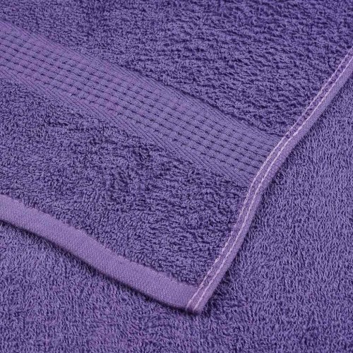 Badehåndklæder 2 stk. 100x150cm 360g/m2 100% bomuld lilla