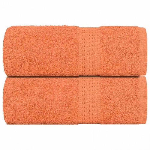 Gæstehåndklæder 2 stk. 30x50 cm 360 g/m2 100 % bomuld orange