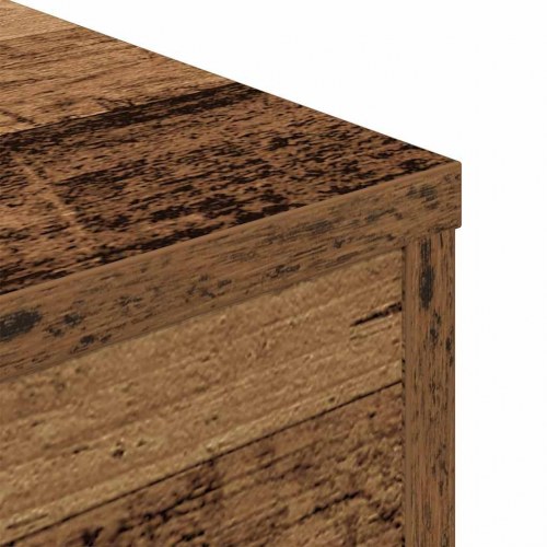 Sofabord 55 × 55 × 30 cm i konstrueret træ - antikt træ