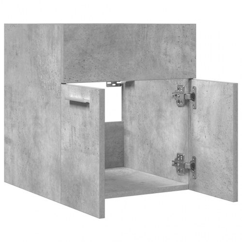 Underskab til badeværelse 41 × 38,5 × 46 cm - konstrueret træ, betongrå