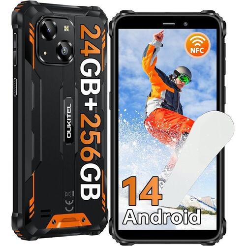 Smartphone Oukitel WP32 PRO 6" UNISOC T606 6 GB RAM 256 GB Sort Orange