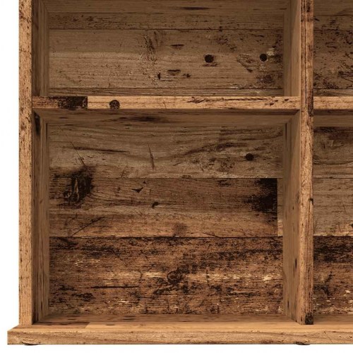 CD-reol 100 x 23 x 89,5 cm - antikt trælook