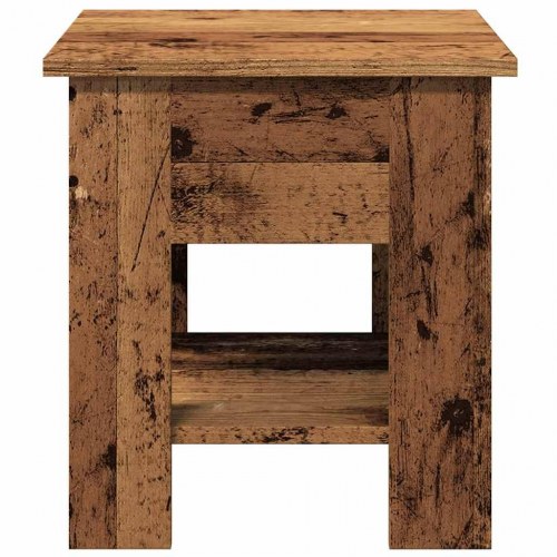 Sofabord 40 x 40 x 42 cm - antikt trælook