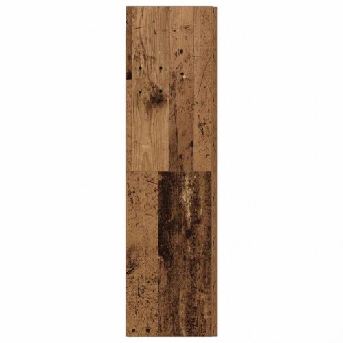 Væghængt tv-bord 30,5 x 30 x 110 cm - antikt træ