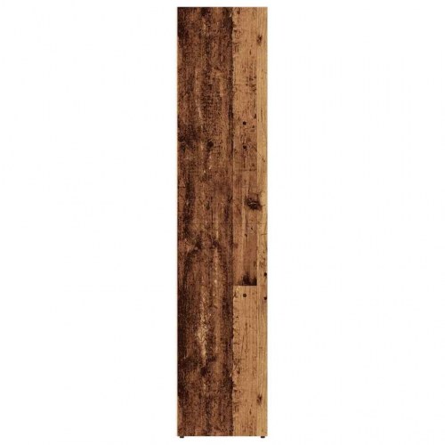 Bogreol 36×30×143 cm i konstrueret træ - antikt træ