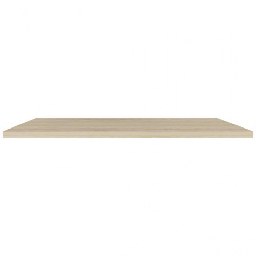 Væghylder 2 stk. - 120 × 23,5 × 3,8 cm i MDF, egetræsfarve
