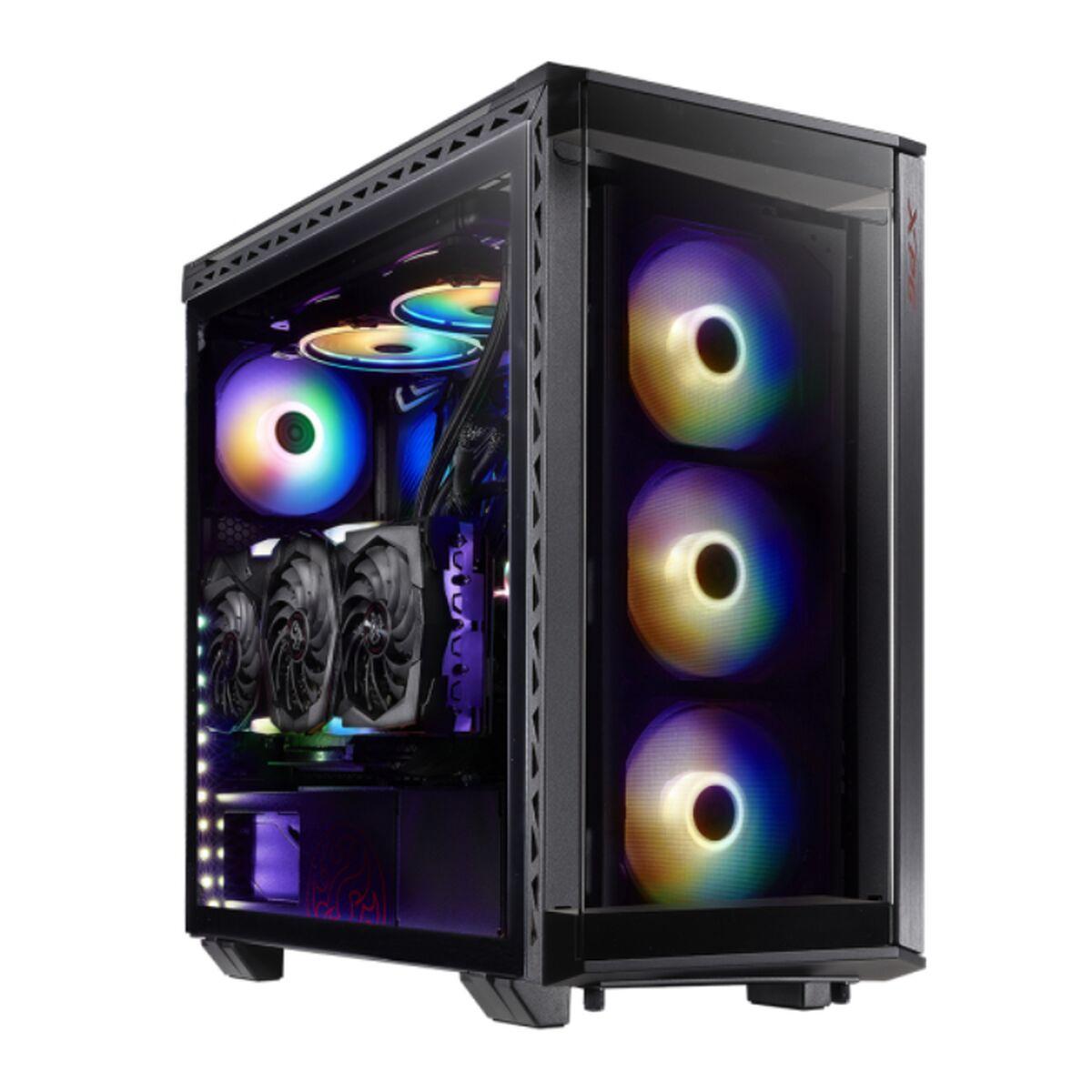 Atx / Mikro Atx/ Mini Itx Mid Tower Case Xpg Battlecruiser Sort Argb