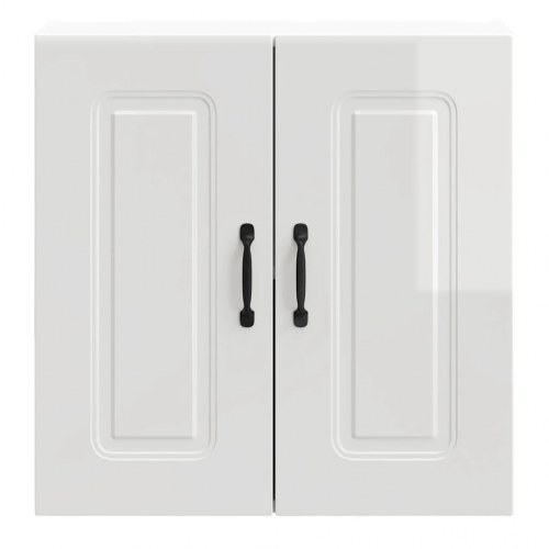 Køkkenvægskab Kalmar højglans hvid - 60 x 31 x 60 cm