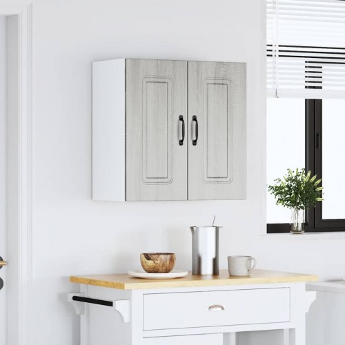 Køkkenvægskab Kalmar i grå sonoma-eg - 60 x 31 x 60 cm