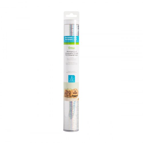 Holografisk folie til skæreplotter Cricut Premium 30 x 60 cm