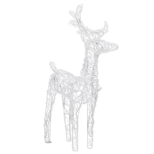 Rensdyr og kane 320 LED'er juledekoration akryl