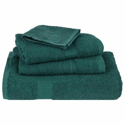 Håndklæder 4 stk. 30x30 cm 360 g/m2 100 % bomuld grøn