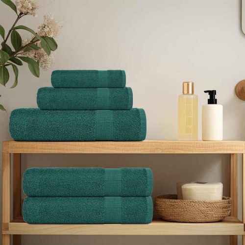 Saunahåndklæder 2stk. 80x200cm 360g/m2 100 % bomuld grøn