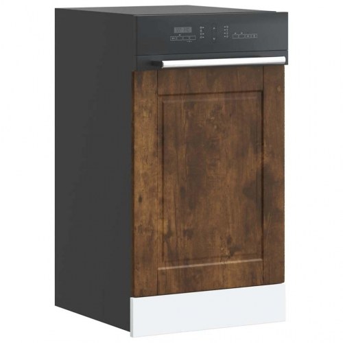 Frontpanel til opvaskemaskine Porto - røget egetræsfarve, 45 x 1,5 x 57 cm
