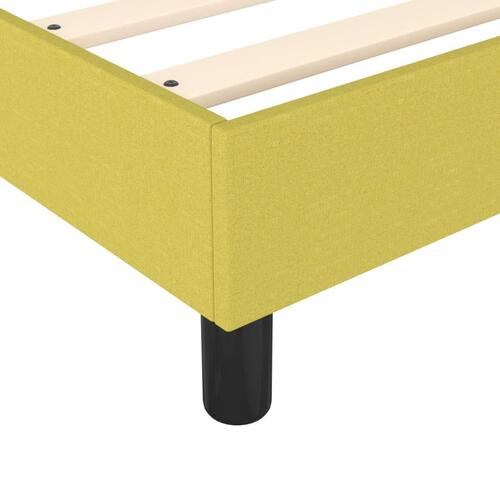 Sengeramme uden madras Grøn 200x200 cm Stof