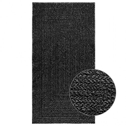 Gulvtæppe ZIZUR 80x150 cm jute-look indendørs udendørs