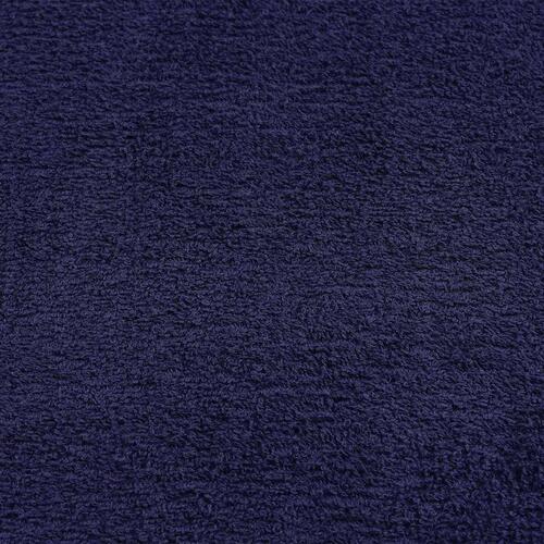 Badehåndklæder 4 stk. 100x150cm 360g/m2 100% bomuld marineblå