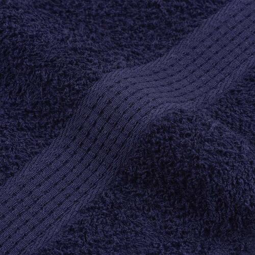 Badehåndklæder 4 stk. 100x150cm 360g/m2 100% bomuld marineblå