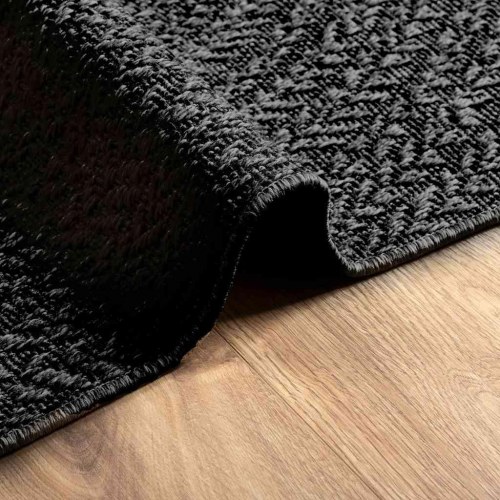 Gulvtæppe ZIZUR 80x200 cm jute-look indendørs udendørs