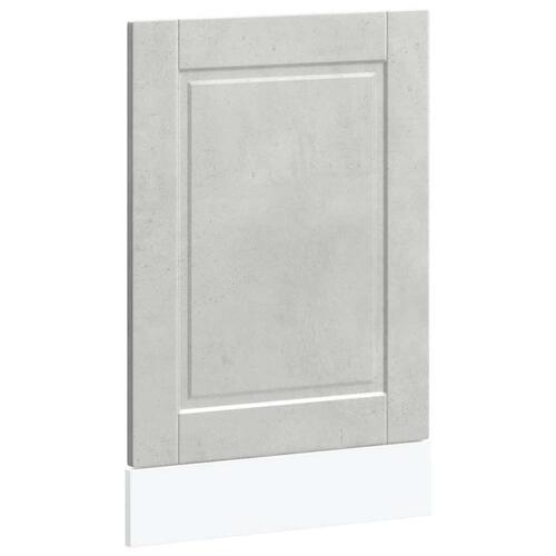 Låge til opvaskemaskine Porto 45x1,5x67 cm betongrå