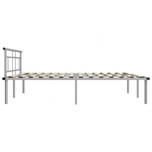 Sengestel 180x200 cm metal grå