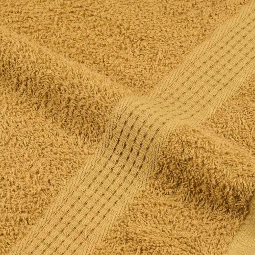Håndklæder FROGN - 2 stk. guld 100×200 cm, 360 gsm bomuld