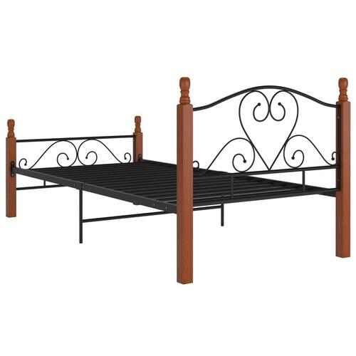 Sengeramme 100x200 cm metal sort