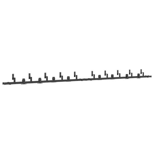 Skinnesæt til skydedør 213 cm stål sort