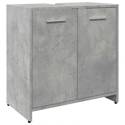 Underskab til håndvask 60×33×60 cm - konstrueret træ, betongrå