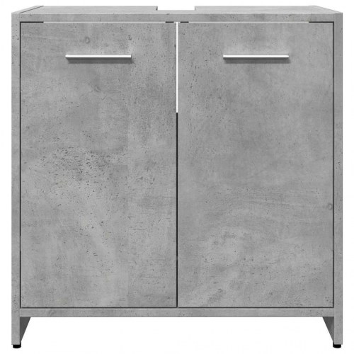 Underskab til håndvask 60×33×60 cm - konstrueret træ, betongrå