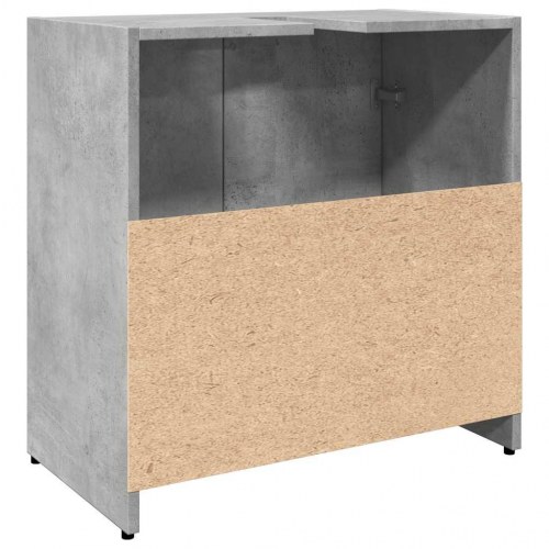 Underskab til håndvask 60×33×60 cm - konstrueret træ, betongrå