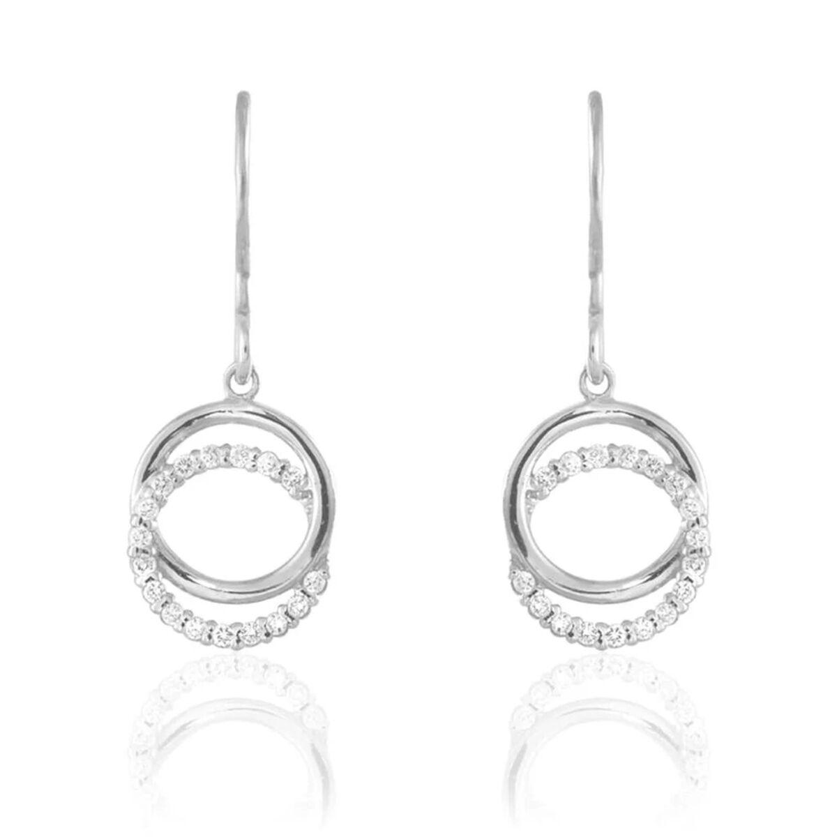 Stroili 1680523 Dameøreringe Elegante Hængeøreringe Cirkeldesign