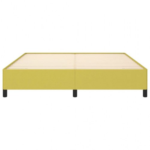 Sengeramme uden madras i stof 160 x 200 cm - grøn