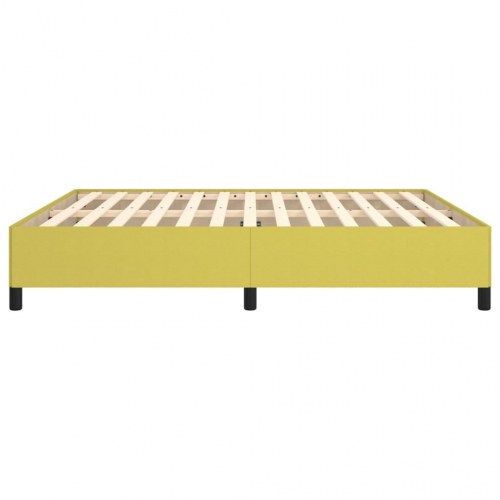 Sengeramme uden madras i stof 160 x 200 cm - grøn