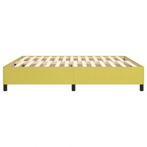 Boxspring sengeramme grøn 160 x 200 cm - stof