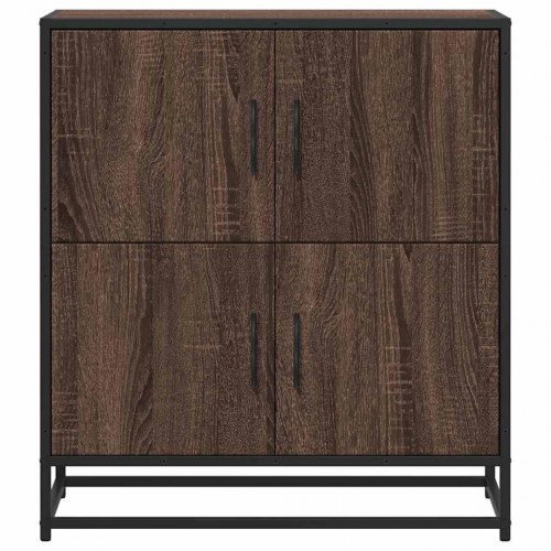 Opbevaringsskab 68 x 35 x 76 cm - brun egetræsfarve