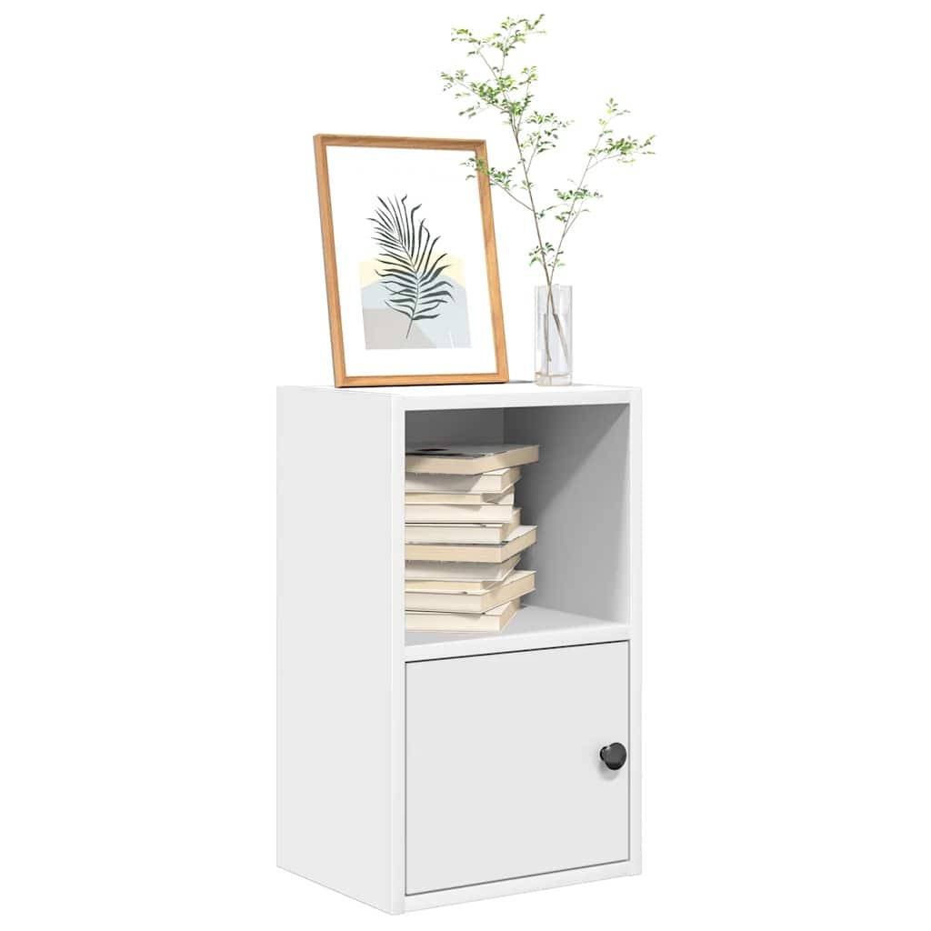 Bogreol 31x24x52 Cm Konstrueret Træ Hvid