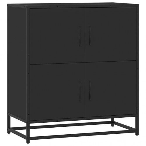 Opbevaringsskab 68 x 35 x 76 cm - sort