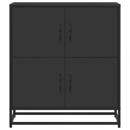 Opbevaringsskab 68 x 35 x 76 cm - sort