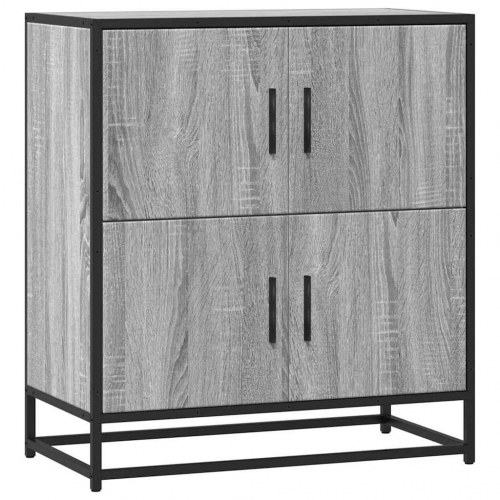 Opbevaringsskab 68 x 35 x 76 cm - grå sonoma-eg